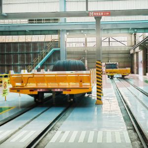 Электрическая железнодорожная тележка с грузоподъемностью 10 тонн