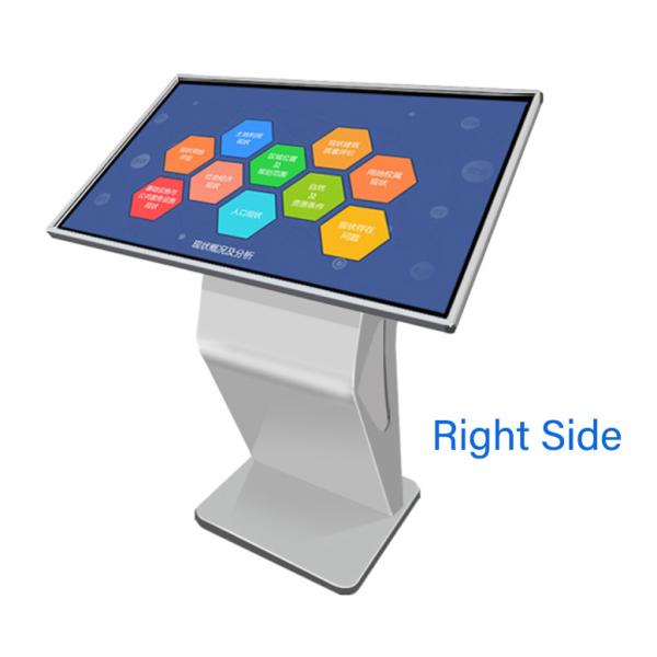 Floor Standing Indoor Interactive LCD Touch Screen High Definition Intelligent Digital Signage Kiosk