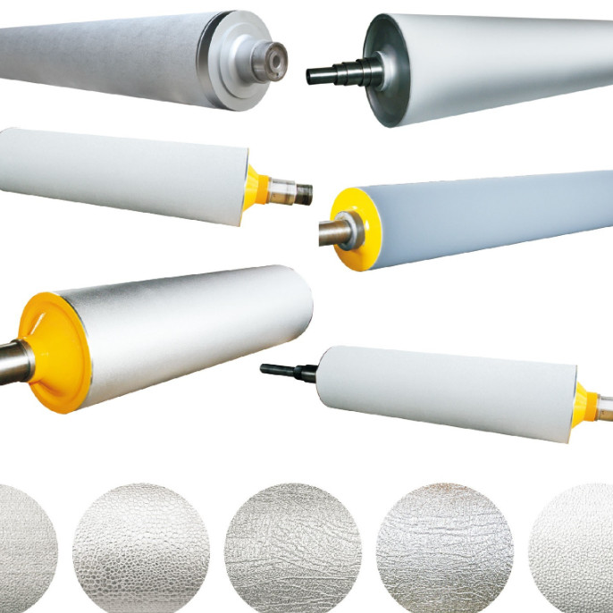 Plastic Film Embossing Roller Customized Stainless Steel Roller
