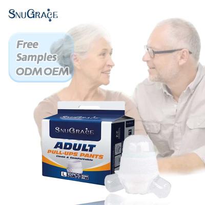 SNUGRACE Direct Adult Diaper Pull Up Diaper Pants Fluff Pulpa e Prevenção de Fugas 3D