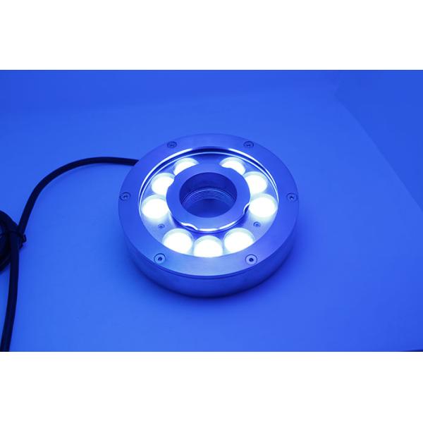 27w RGB 12v IP68 водоустойчивое под приведенной водой лампой бассейна света 316SS сопла фонтана