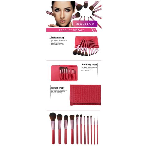 Makeup Brushes Face Eyes Cosmetic Tools Popular With Soft Bristles