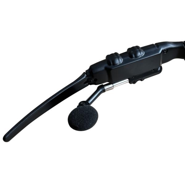 Черные спортивные солнцезащитные очки Bluetooth с размерами 187*85*75 мм