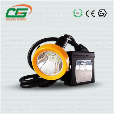 O capacete recarregável conduzido da mineração ilumina 15000lux IP65 impermeável