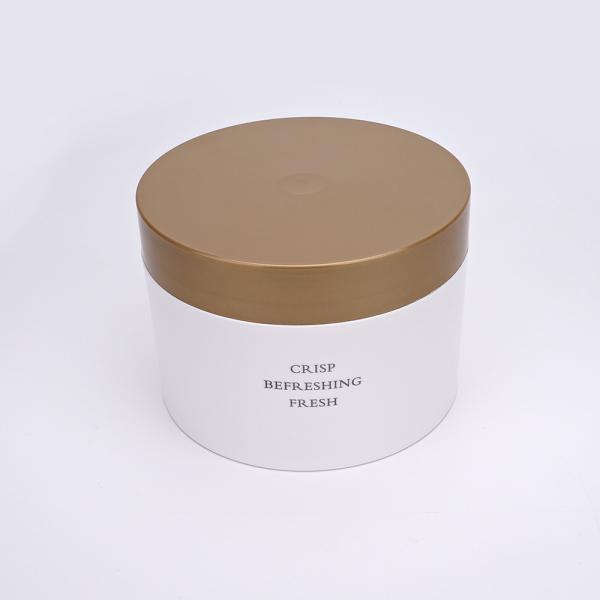 CE Approved PET Plastic Cosmetic Jar with Screw Cap and Customizable Color for Spa and Salon Use