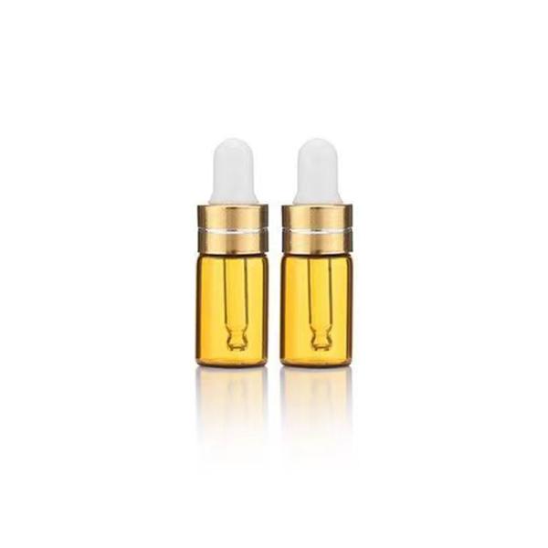 Bouteille en verre d' huile essentielle claire de 20 ml avec bouchon à vis