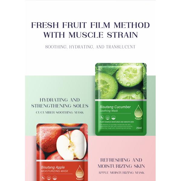 OEM Beauty Moisturizing Nourishing Strawberry Orange Cucumber Avocado Natural Apple Face Mask