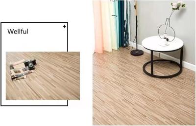 Water Proof 1.5mm PVC Tile Flooring Dry Back with 0.07mm Wear Layer