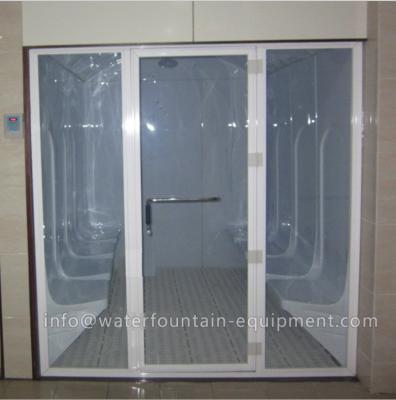 Acrylic Wet Steam Sauna Room , Luxury 6 Person Home Steam Room 3640 * 1800 * 2150mm
