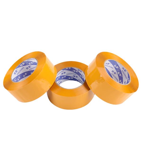 Embalagem pesada com fita adesiva BOPP de goma amarela transparente