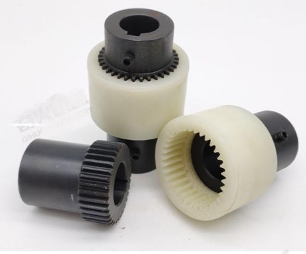 5000 RPM Motor Drive Flexible Gear Coupling With Nylon Sleeve