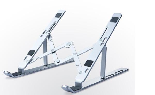 Aluminum Al6061CNC Turning Parts Anodized Foldable Laptop Stand