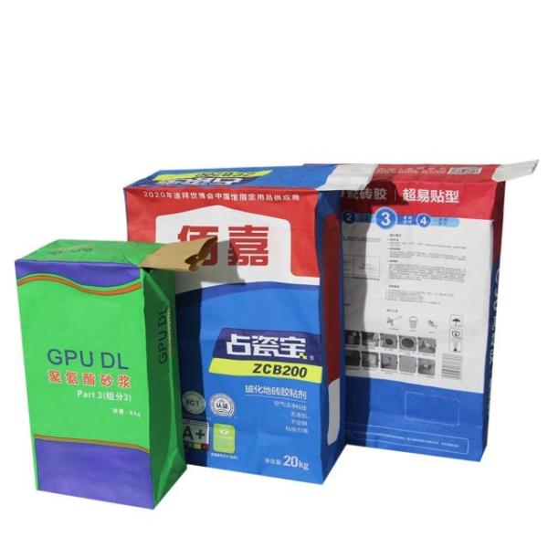 Custom 20kg 25kg Valve Paper Bags For Chemical