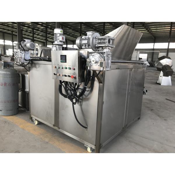 Gas Heating Snack Frying Machine for Clean and Healthy Potato Chips