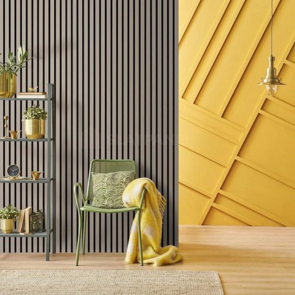 Moderno Fluted 3D Slat Interior Madeira Grão PVC WPC painel de parede para decoração impermeável