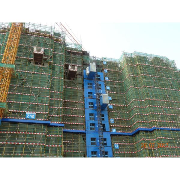 Подъем 450m шестерни шкафа TUV 2 лифт строительной площадки скорости тонны 60m/Minute