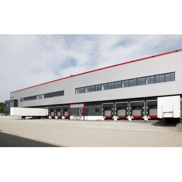 Гофрированный / Сэндвич панель Строительство стального сарая с настраиваемыми окнами