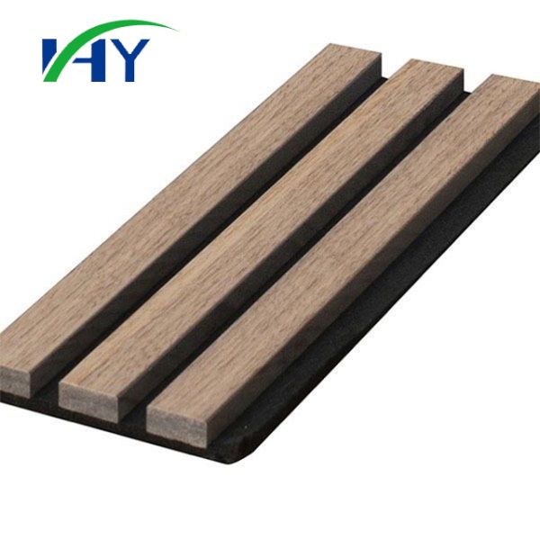 Pet Wood Slat Acoustic Panel with Sound Absorption for Home Office