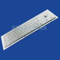Teclado industrial áspero do quiosque de 65 chaves com chaves curtos e Trackball