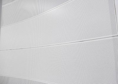 O painel de parede de alumínio curvado/perfurou os painéis de teto do metal para a parede de construção