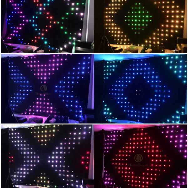 Projection Lights DMX512 Control LED Backdrop Display Vision Cloth for Stage Equipment