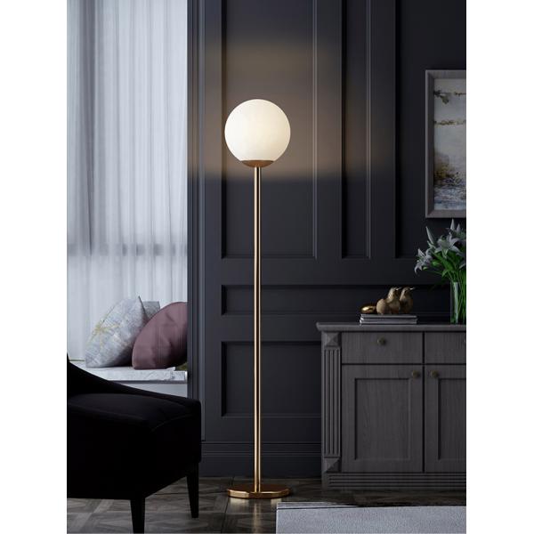 Nordic Modern Simple Gold And Glass Floor lamp Bedroom Lamp LED Floor Lamps gold floor lamp(WH-MFL-70）