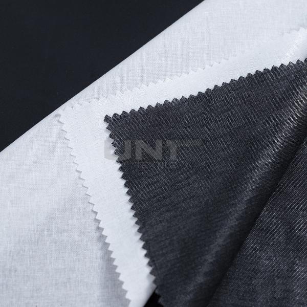 100% Polyester woven interfacing Shringkage Resistant For Shirts