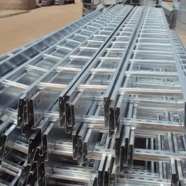 Wall Or Floor Mounted Hot Dip Galvanized Cable Tray Width 50mm-1000mm For Versatile Cable Management