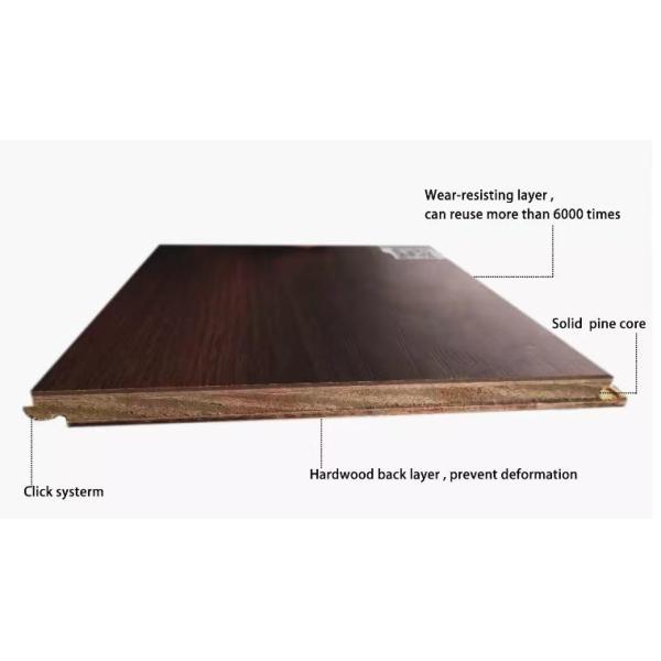 1220*190mm Solid Laminate Wood Grain Flooring Waterproof Wood Engineered Floor