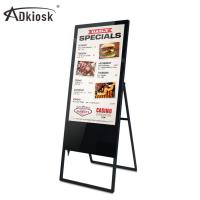 Menuboard plegable de la señalización del Lcd Digital del restaurante elegante con teledirigido