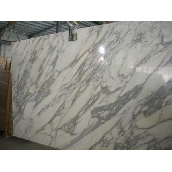 Pure Texture Marble Floor Tile , Wear Resistant Polished Marble Kitchen Worktops
