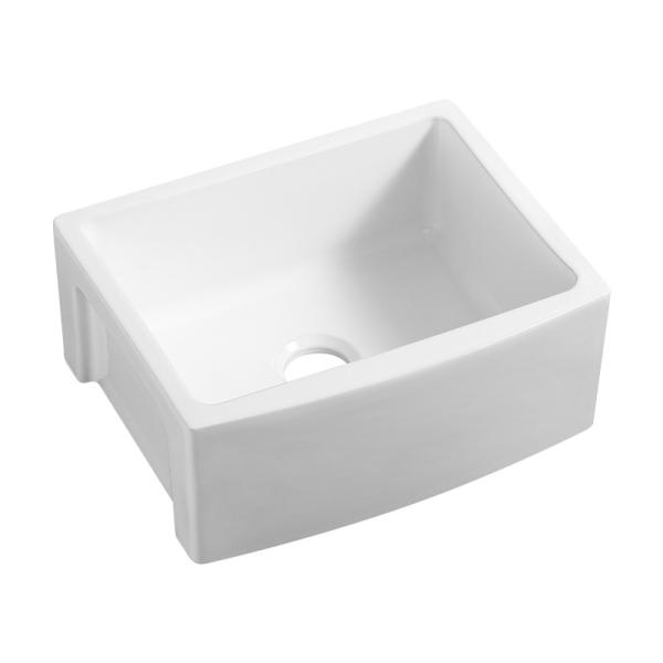 Кухонная раковина 24 сельского дома загородного стиля в одиночном шаре