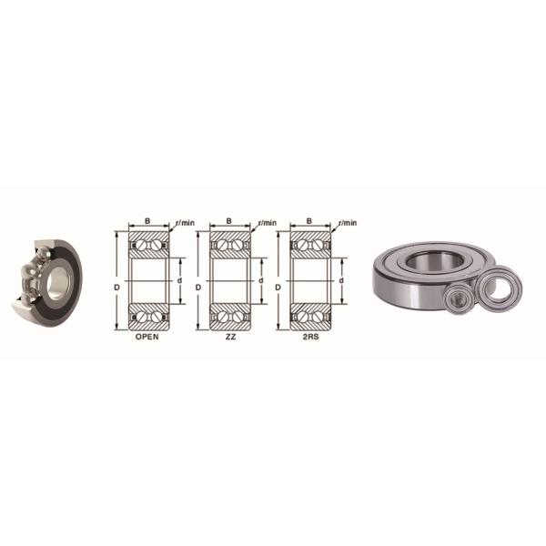 Motorcycle Deep Groove Ball Bearing 608 ZZ 2RS Open Seals Type High Speed