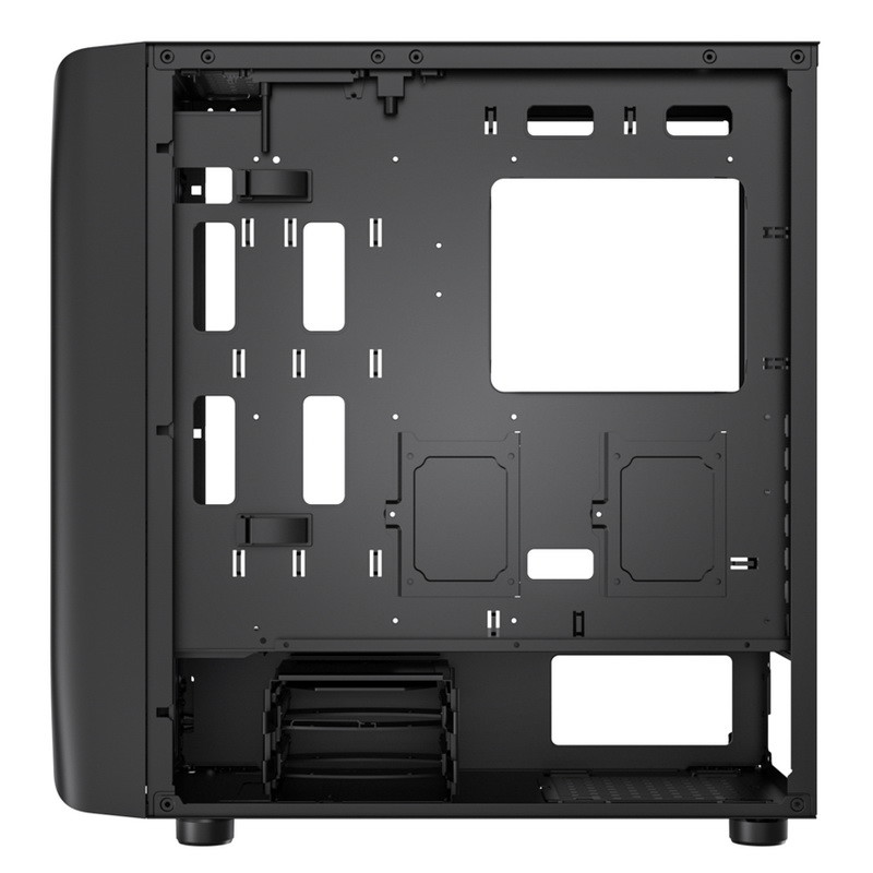 Корпус ATX для ПК Gaming ARGB Корпус из акрилового стекла 2x200MM Светодиодная подсветка