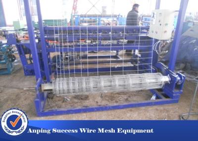 High Speed Cattle Fence Machine , Grassland Fence Making Machine Small Size