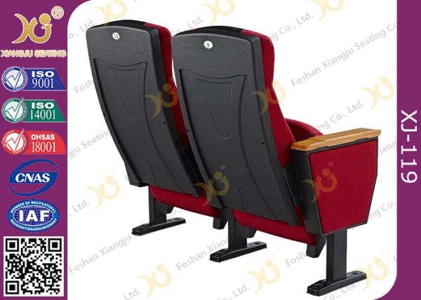 Full Upholstered Metal Framework Auditorium Chairs , Conference Room Seating