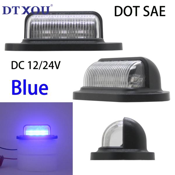 66*22MM Universal Car Fitment Auto Rear License Lamp Light E-mark LED License Plate Lamp