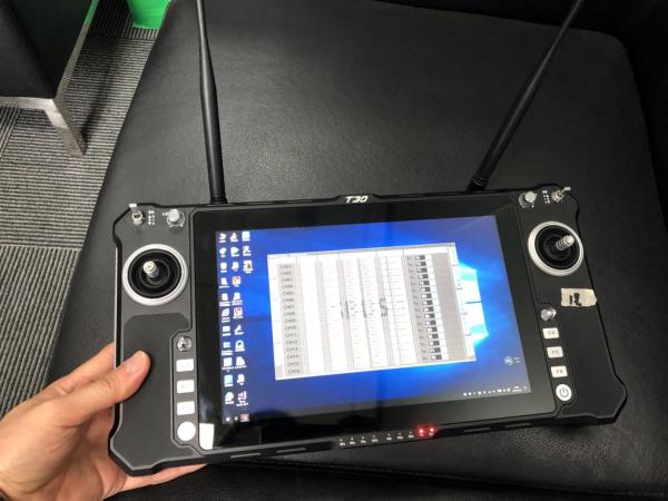 Professional Hand Holding Portable Ground Control Station For UAV 50Km Range