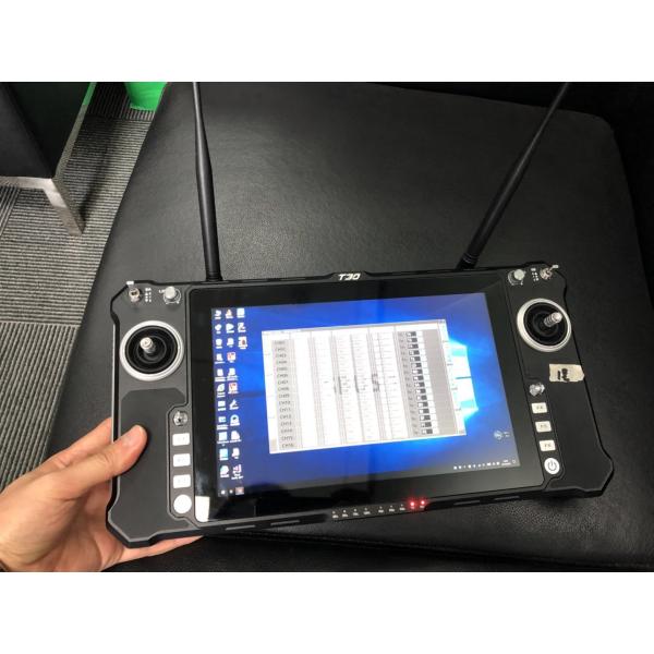 Professional Hand Holding Portable Ground Control Station For UAV 50Km Range