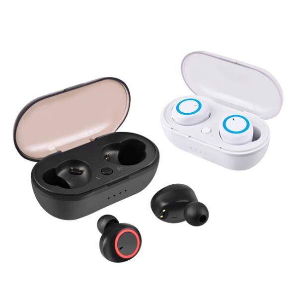 BT5.0 Touch Control TWS Headset True Wireless Earphones For Gym