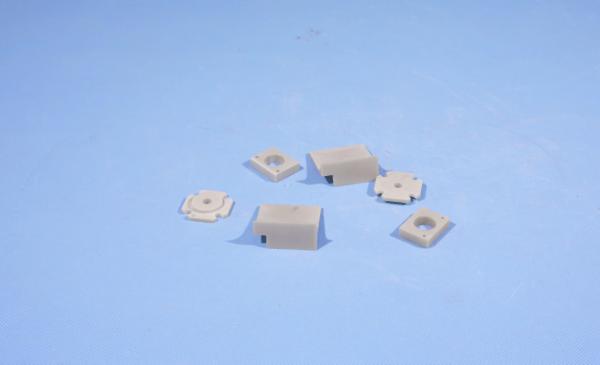 High Temperature Resistant Aluminum Nitride Ceramic Machinery Parts Natural Color