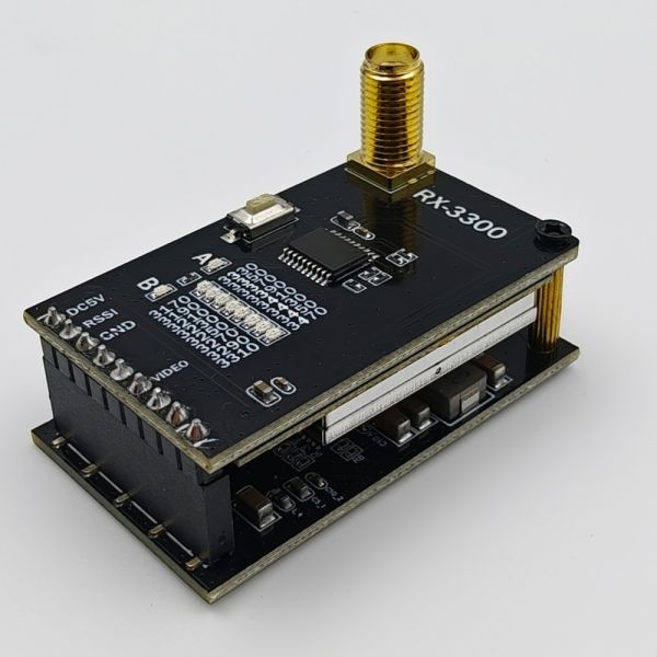 7-36V 16CH 3.3GHz Video Receiver Fpv Vtx Receiver With 3170–3470MHz Global Frequency Coverage