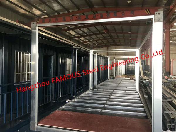 Multi Floor Prefab Container House , Flat Pack Homes For Outdoor Leisure And Tourism