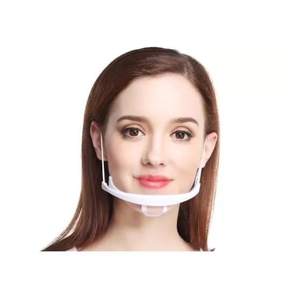 Food Processing Healthcare Industry Plastic Face Mask With Logo Anti Fog