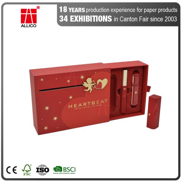Бумага карты коробки C1S C2S ящика дня Валентайн косметическая упаковывая