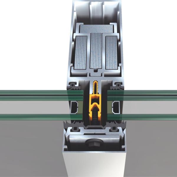 Профили высокой ненесущей стены подъема 6061 алюминиевые для офисного здания