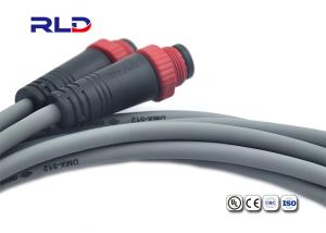 IP68 Outdoor 2 Pin Waterproof Connector Led , Waterproof Male Famale Connector