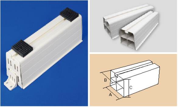 250mm 350mm 450mm 550mm Long Shock Absorb Base Split Air Conditioner Pipe Cover PVC Base