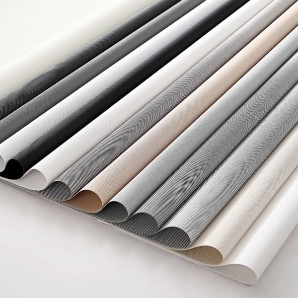 Low Price Waterproof Dust Proof 430GSM Sunscreen Fabric Roller Blinds Fabric for Outdoor Use