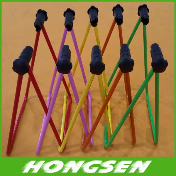 Bicycle adjustable rear rack to display the wheel/shelf bracket to parking stand